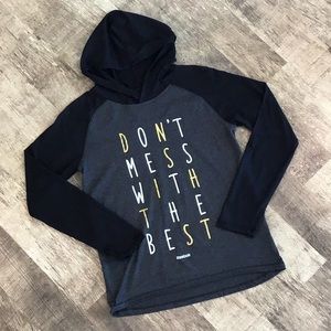 Girls Reebok Tee Hoodie